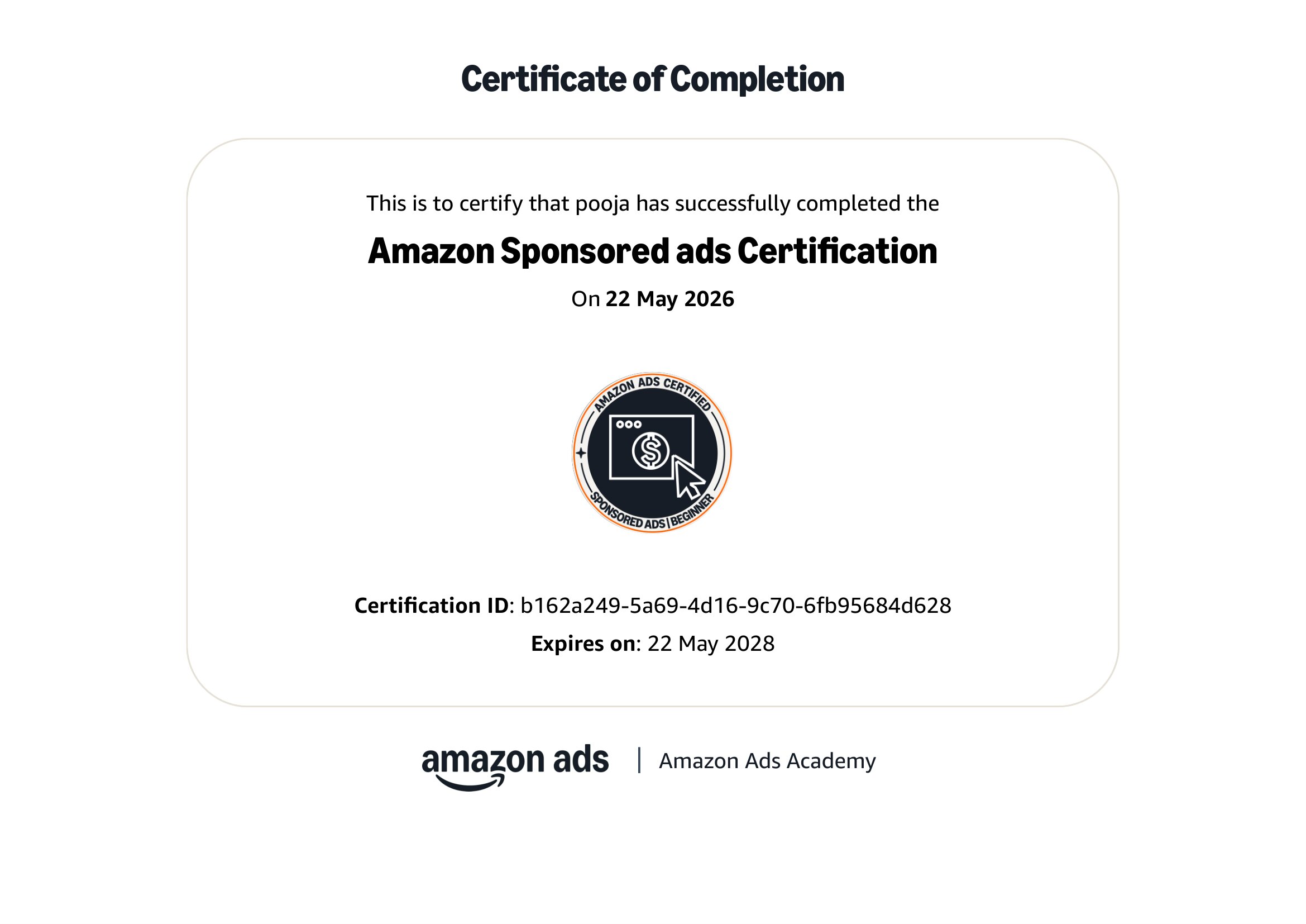 Amazon Sponsored Ads